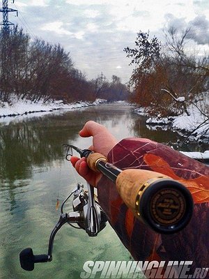 Изображение 1 : Зимний спиннинг, на незамерзающих речках. 